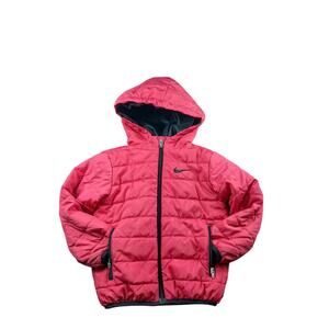 Nike Puffer Jacket 2T Red & Black / Manteau matelassé Nike 2T rouge et noir